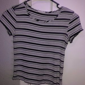 Junior striped top